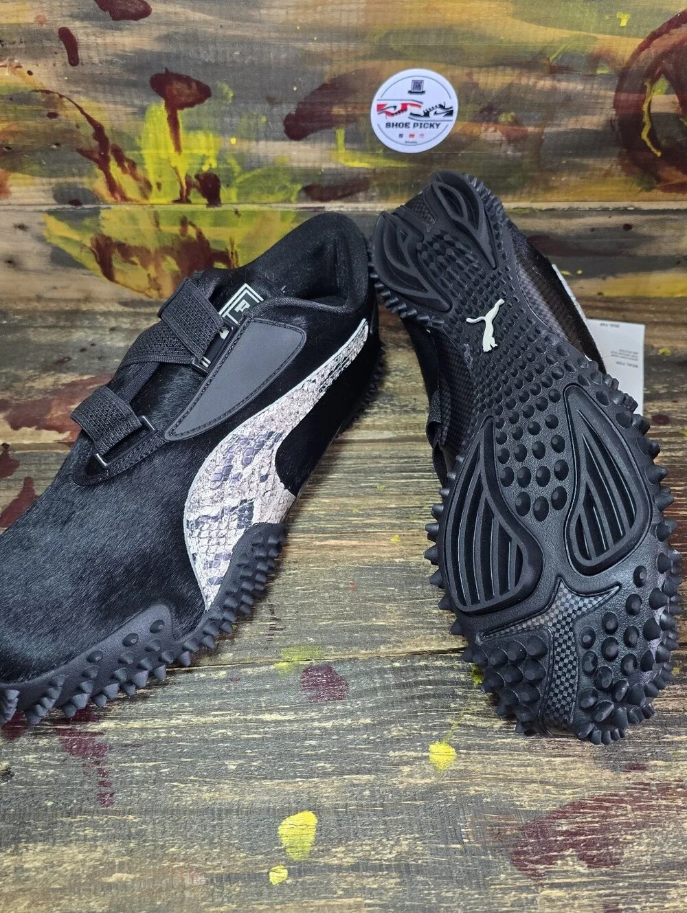 Puma‎ Men A$AP ROCKY Mostro Sneakers Black/Desert Dust FUR 406497-01 Sz 9.5 New